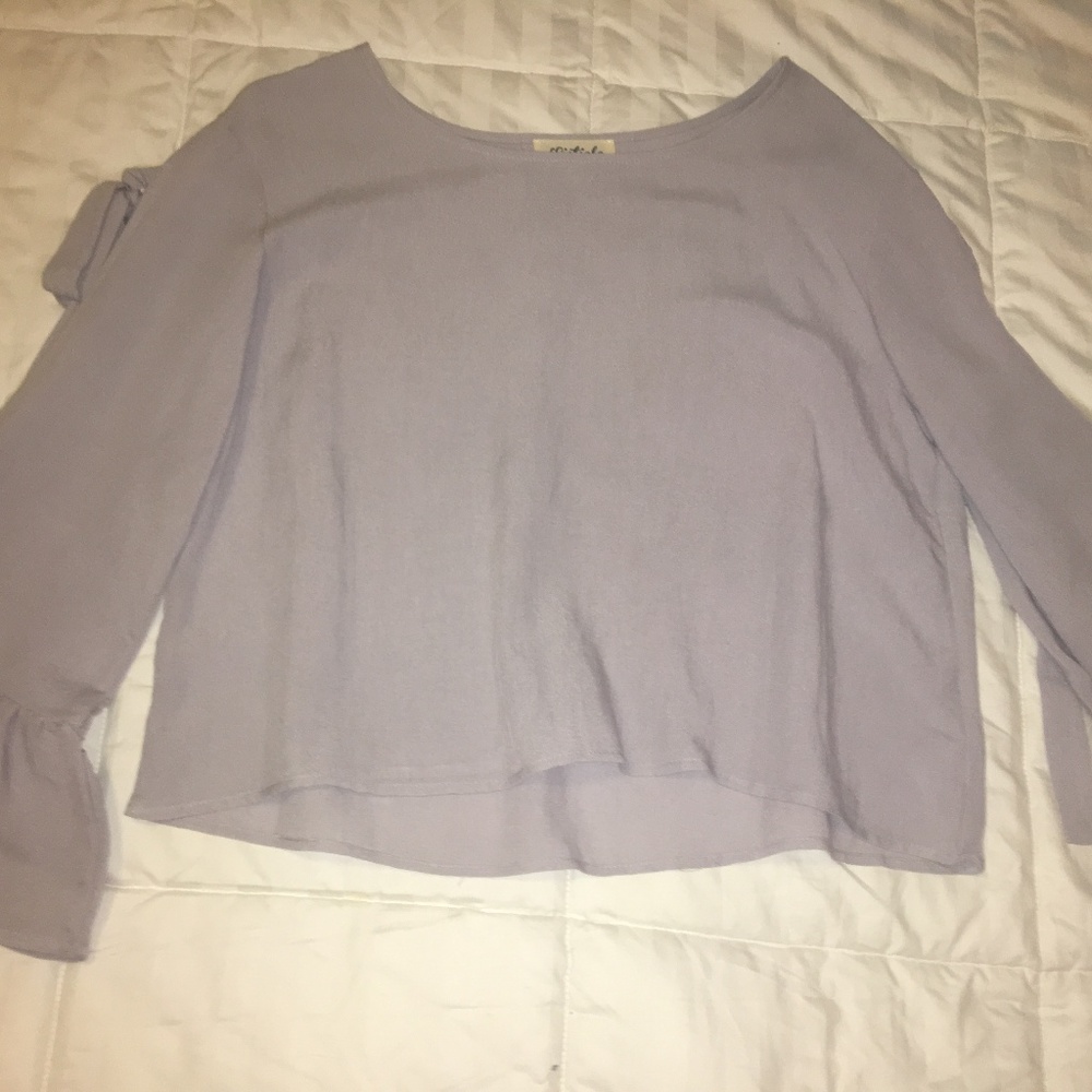 light purple blouse